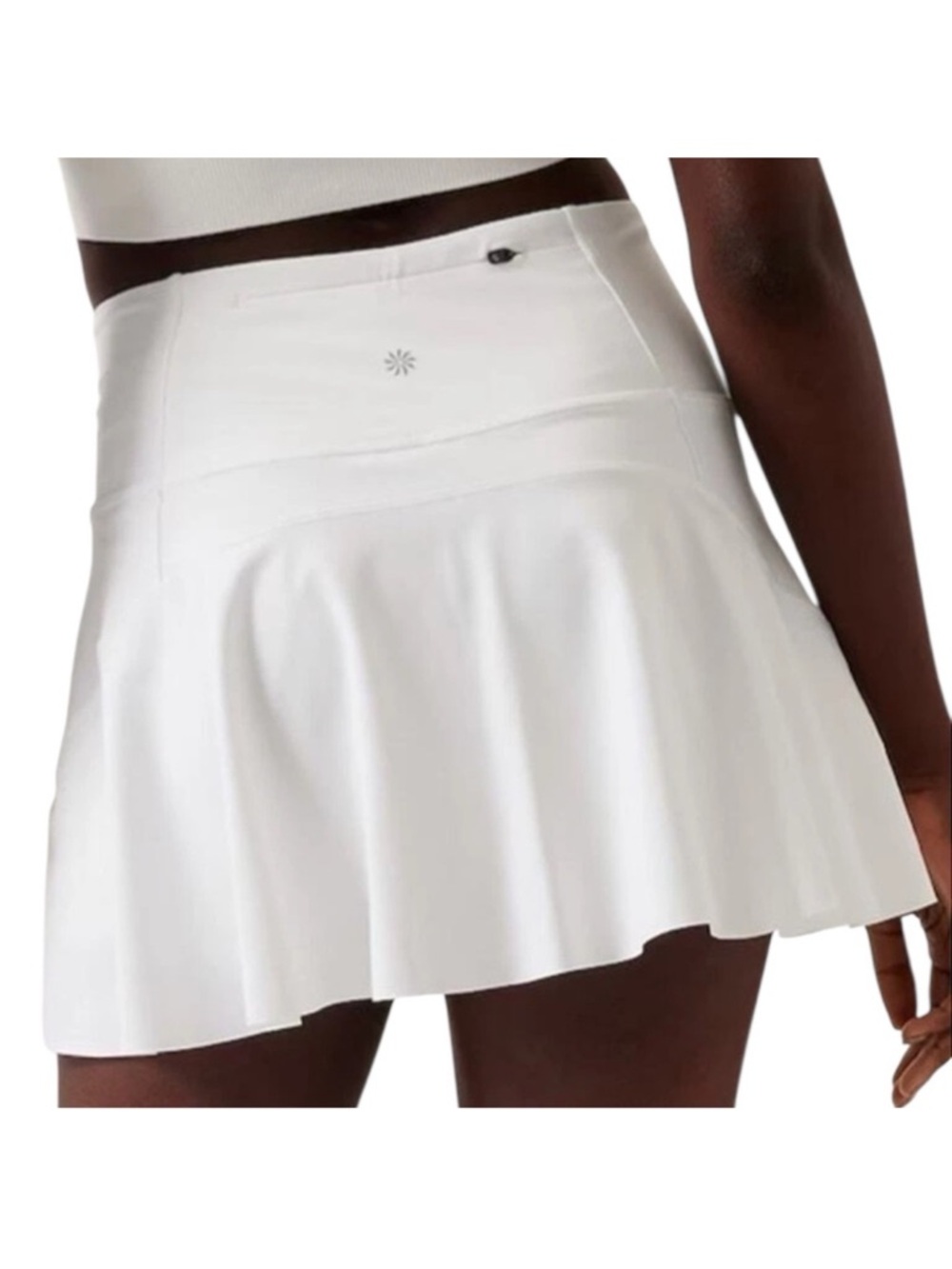 ATHLETA New Ace Tennis Skort White Pocket Size Medium